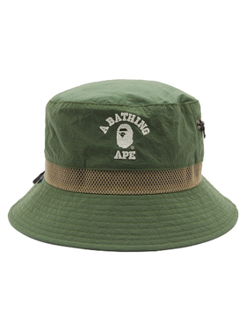 BAPE Colour Blocking Bucket Hat Green 001HTJ301005M-GRN