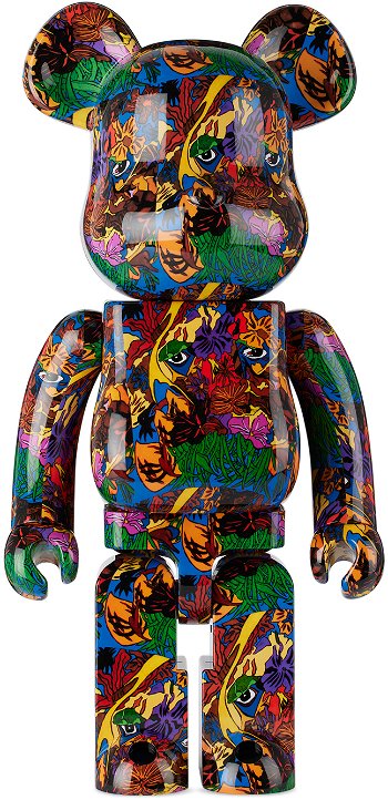 Medicom Toy Multicolor Jimmy Onishi Jungle Song 1000% Bearbrick 4530956606545