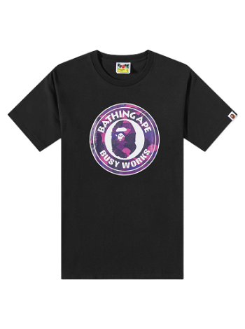 BAPE Colour Camo Busy Works T-Shirt Black/Purple 001TEJ301014M-BLKPPL