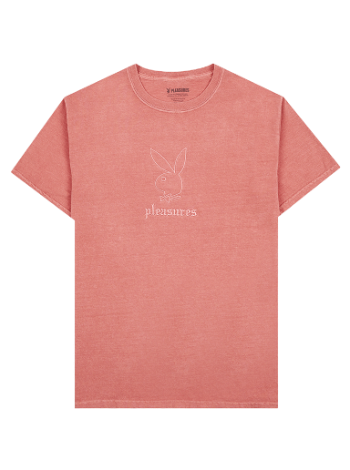 Pleasures Playboy x Entertainment Pigment Dye T-Shirt P22PB043 RED