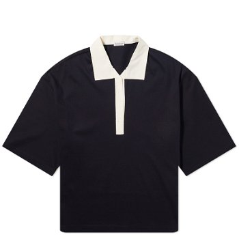 Moncler Contrast Collar Polo Shirt Top 8A000-008-89AJU-778