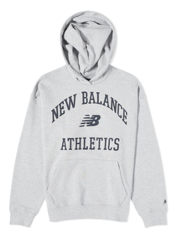 New Balance Athletics Varsity Oversized Fleece Hoodie "Athletic Grey" WT33550-AG