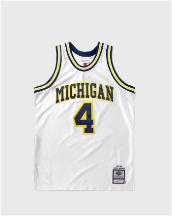Mitchell & Ness NCAA AUTHENTIC JERSEY MICHIGAN 1991-92 CHRIS WEBBER #4 AJY55329-UMI91CWEWHIT