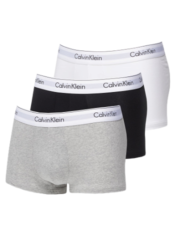 CALVIN KLEIN Modern Cotton Stretch Low Rise Trunk 3-Pack "Black/ White/ Grey" NB1085A MP1