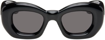 Loewe Black Inflated Butterfly Sunglasses LW40117I@4701A