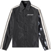 Sleeve Print Track Coaches Jacket