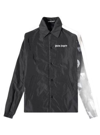 Palm Angels Sleeve Print Track Coaches Jacket PMEA076F22FAB0021001