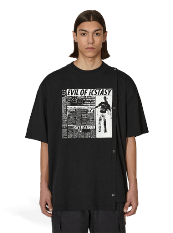 The Salvages Disco Danger Layer T-Shirt SS230627BLK BLACK
