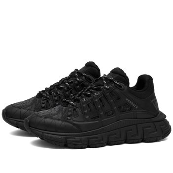 Versace Men's Baroque Trigreca Sneaker Black/Anthracite DSU8094-1A09769-2B580