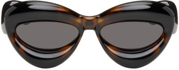 Loewe Tortoiseshell Inflated Cat-Eye Sunglasses LW40097I 192337140099