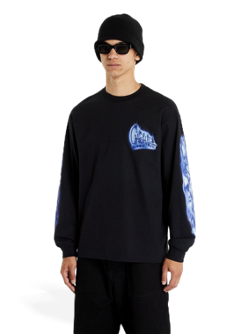 Carhartt WIP Long Sleeve Babybrush Grin T-Shirt Black I032125.89XX