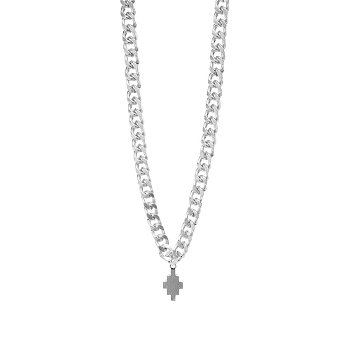 Marcelo Burlon Cross Necklace Silver CMOB015C99MET0017200