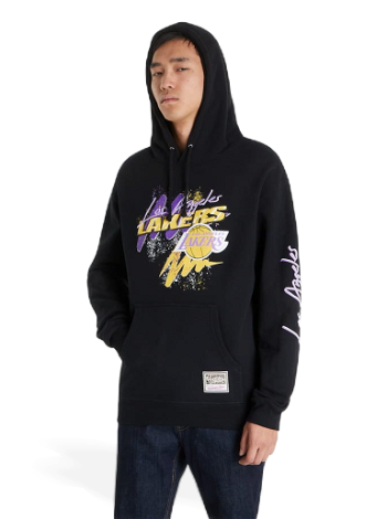 Mitchell & Ness Hyper Hoops Hoodie Los Angeles Lakers BMFP1257-LALYYPPPBLCK