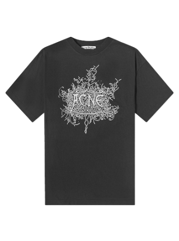 Acne Studios Extorr Devil Logo T-Shirt BL0358-BM0