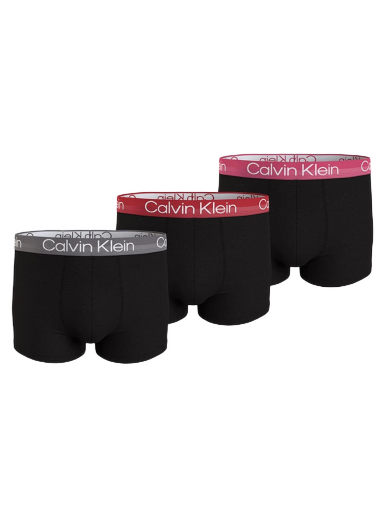 Modern Structure Cotton Trunk 3-Pack Black