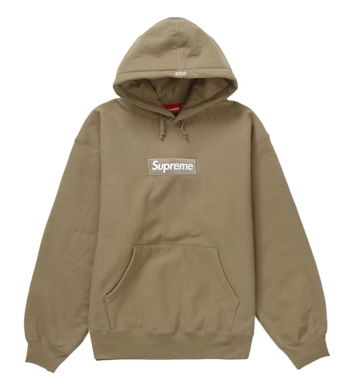 Supreme Box Logo Hooded Sweatshirt (FW23) "Dark Sand" FW23SW56 DARK SAND