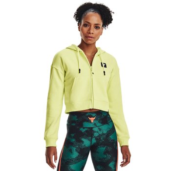 Under Armour Project Rck Hw Terry Fz Green 1377446-391