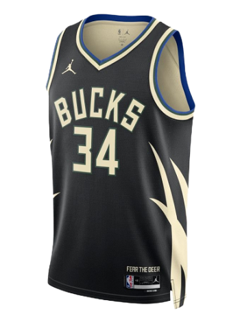 Jordan Dri-FIT NBA Milwaukee Bucks Statement Edition 2022 Swingman Jersey DO9533-010