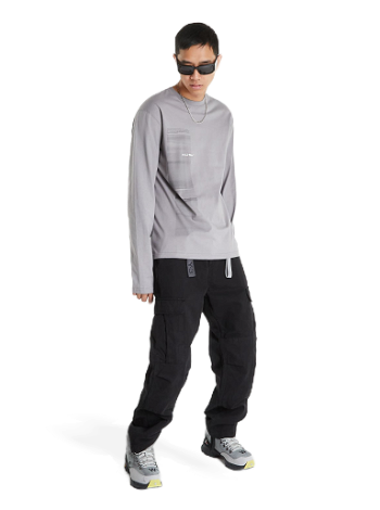 A-COLD-WALL* Diffusion Graphic Long Shirt Tee ACWMTS087 Mid Grey