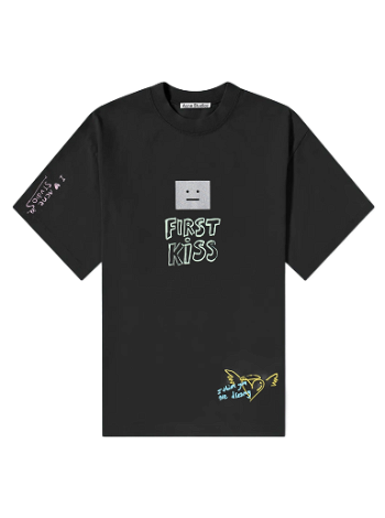 Acne Studios Exford Scribble Face T-Shirt CL0210-BM0