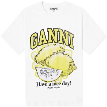 GANNI Lemon Relaxed T-Shirt T3768-151