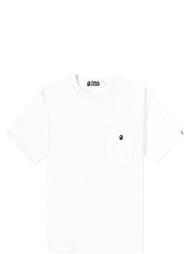 One Point Pocket T-Shirt White