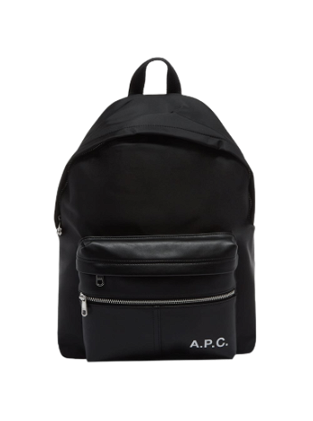 A.P.C. Logo Leather Nylon Backpack PAADY-H62119-LZZ