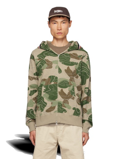 'WGM' Layered Line Camo Shark Hoodie