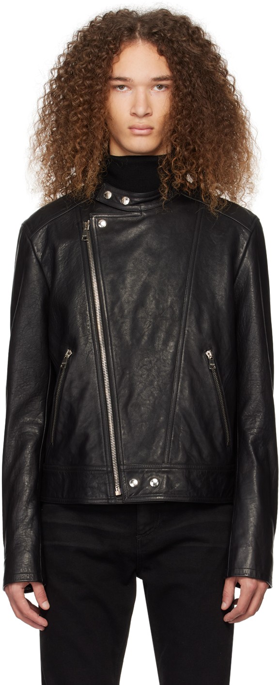 Zip Leather Jacket