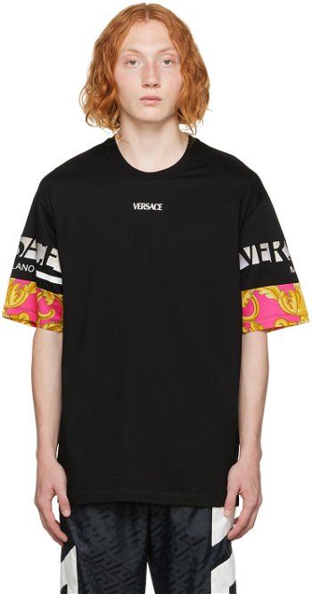 Versace Paneled T-Shirt 1006448 1A04117