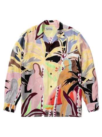 WACKO MARIA Hawaiian Long Sleeve Shirt 22FW-WMS-HI09