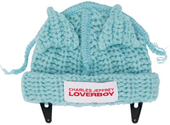 Charles Jeffrey Loverboy SSENSE Exclusive Mini Chunky Ears Beanie Hair Clip CJLAW22MCEB