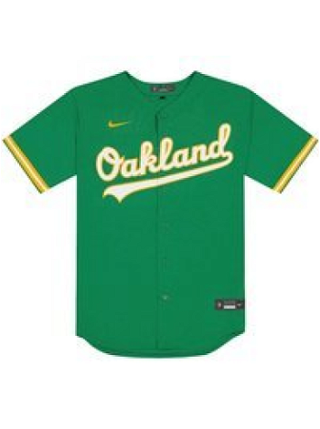 Nike MLB Official Replica Oakland Athletics Home Jersey Kelly Green T770-FZK4-FZ-XV4