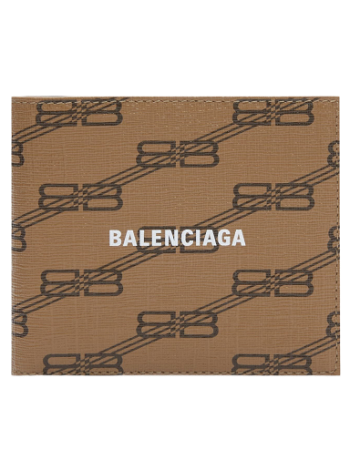 Balenciaga Cash Billfold Wallet Beige/Brown 594549-210DA-2762