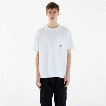 CALVIN KLEIN Texture Pocket Short Sleeve T-Shirt J30J325214 YAF