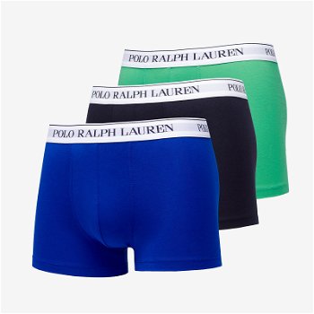 Polo by Ralph Lauren Stretch Cotton Classic Trunk 3-Pack Dark Navy/ Green/ Game Royal 714830299112