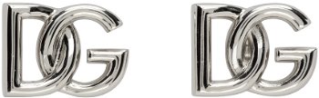 Dolce & Gabbana Silver Logo Cufflinks WFO1M2W1111