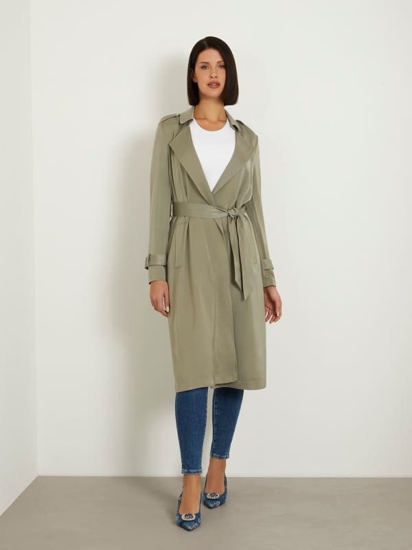 Satin Classic Trench