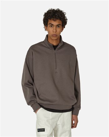 adidas Originals Basketball Half-Zip Sweatshirts Charcoal IW1627 001