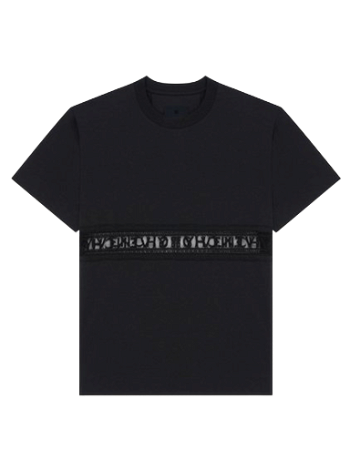 Givenchy T-Shirt With Lace Webbing BW709T3Z7Z 001