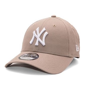 New Era 9FORTY MLB Nos League Essential New York Yankees - Ash Brown / White One Size 60471457