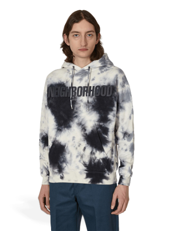 Neighborhood Tie-Dye Hooded Sweatshirt 231LPNH-CSM01 BK