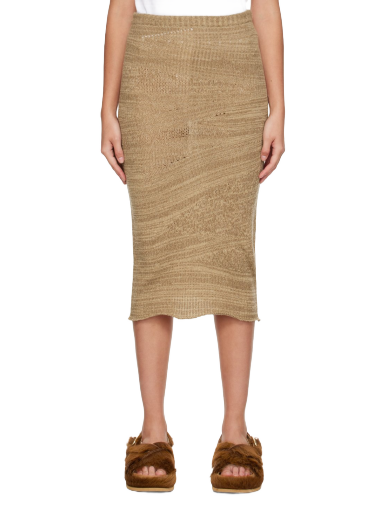 Distorted Midi Skirt