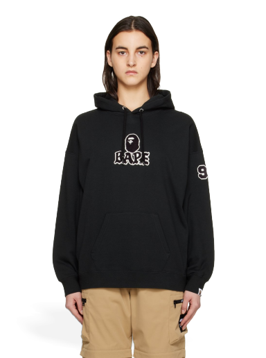Patched Oversized Hoodie