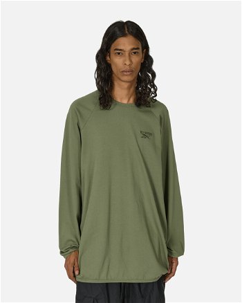 Reebok Hed Mayner Oversized Raglan Longsleeve T-Shirt Army Green RMAA00BC99JER0015500