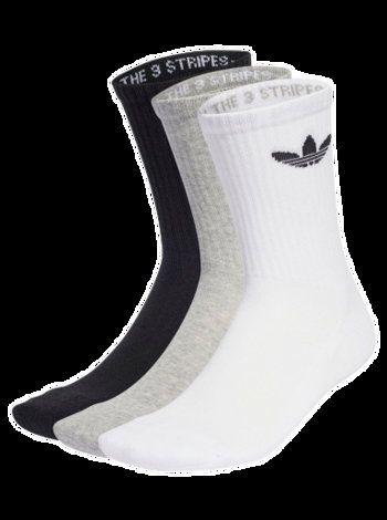 adidas Originals Trefoil Cushion Crew Socks - 3 pack IJ5614