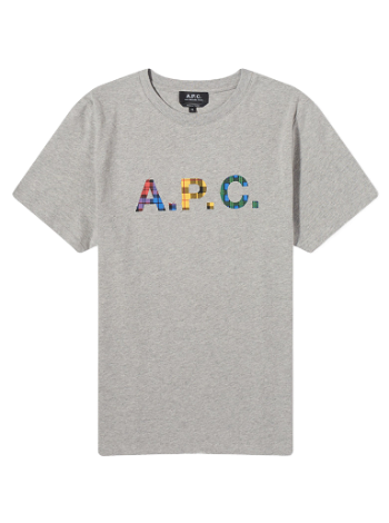 A.P.C. Derek Tartan Logo T-Shirt COEZB-H26292-PLB