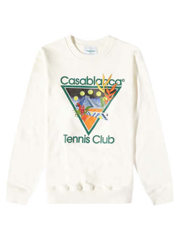 Casablanca Tennis Club Icon Crew Sweat MS23-JTP-117-05