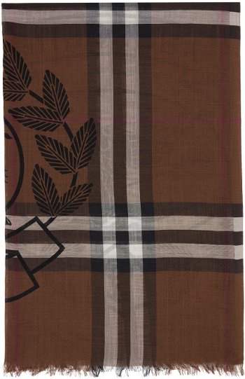 Burberry Montage Print Scarf Brown 8063822