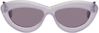 Loewe Purple Cat-Eye Sunglasses LW40096IW5481Y 192337119965